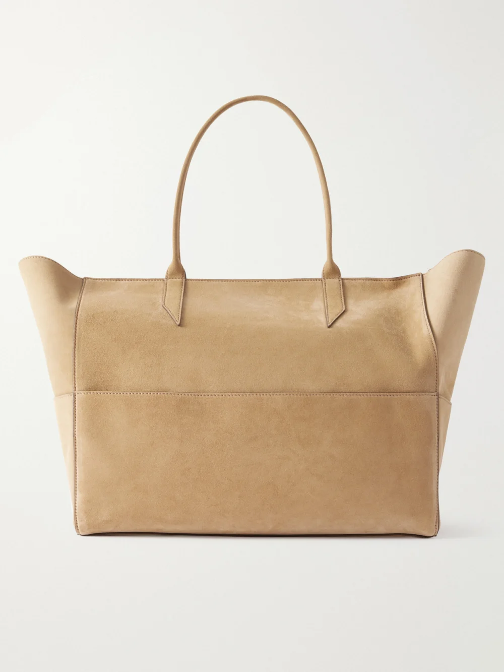 Métier Incognito 42 Cabas Suede Tote in beige
