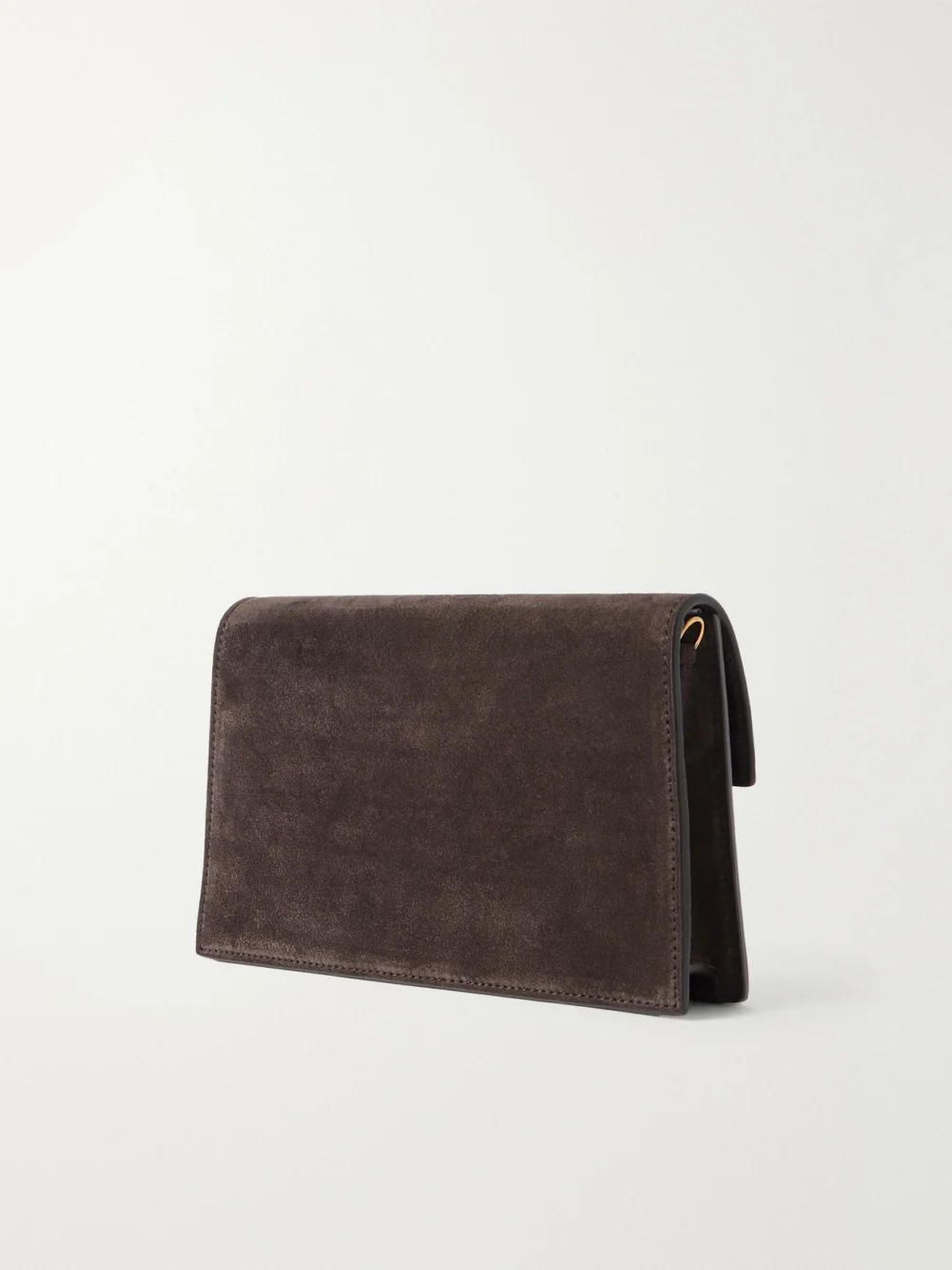 Back view of the Métier Parallel 22 Small Suede Shoulder Bag