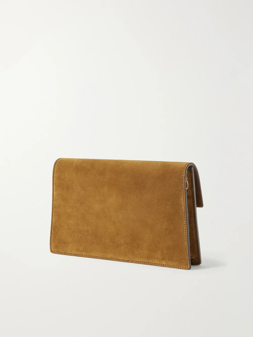 Back view of the Métier Parallel 22 Small Suede Shoulder Bag