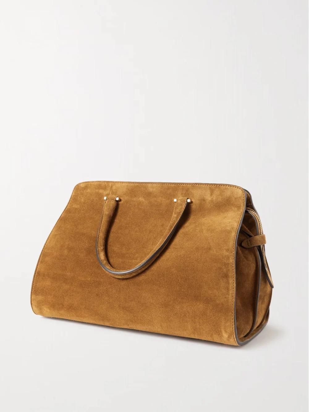 Back view of the Métier Private Eye Medium Suede Tote