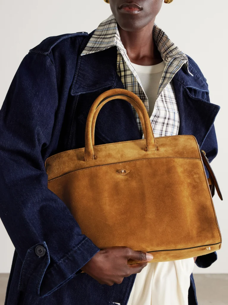 Métier Private Eye Medium Suede Tote