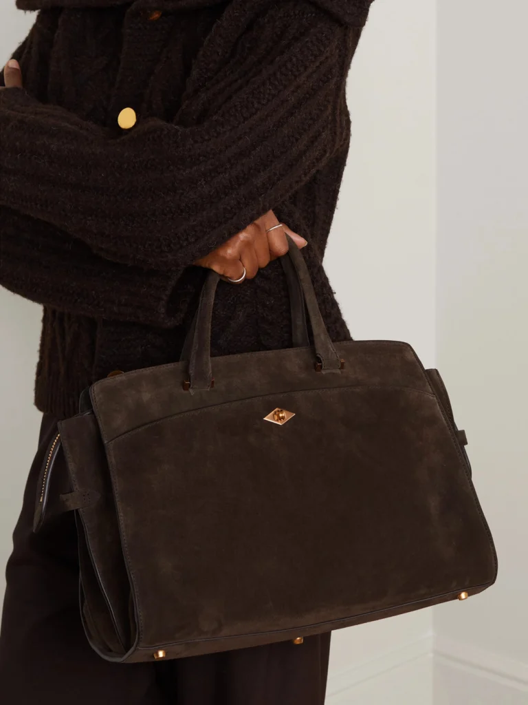 Métier Private Eye Medium Suede Tote