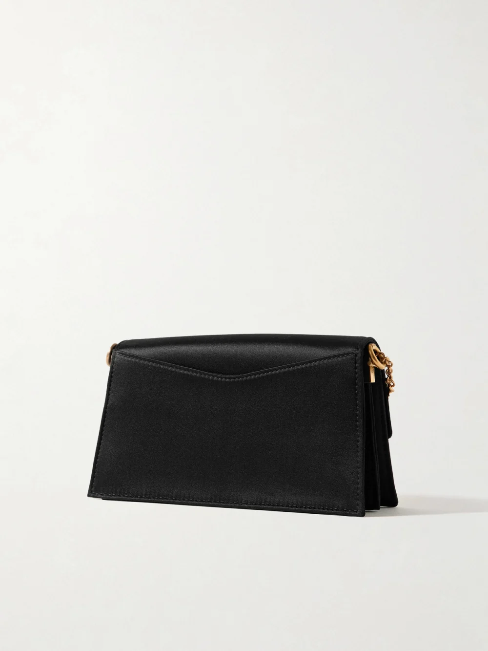 Back view of the Métier Roma Silk-satin Shoulder Bag