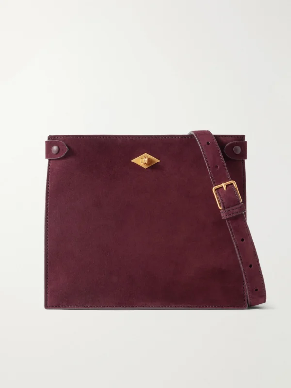 Métier Stowaway Suede Shoulder Bag