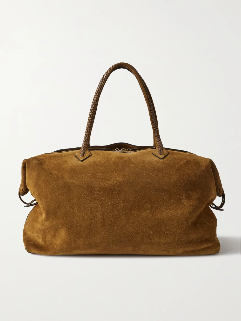 Métier Weekend Xl Leather-trimmed Suede Tote in brown