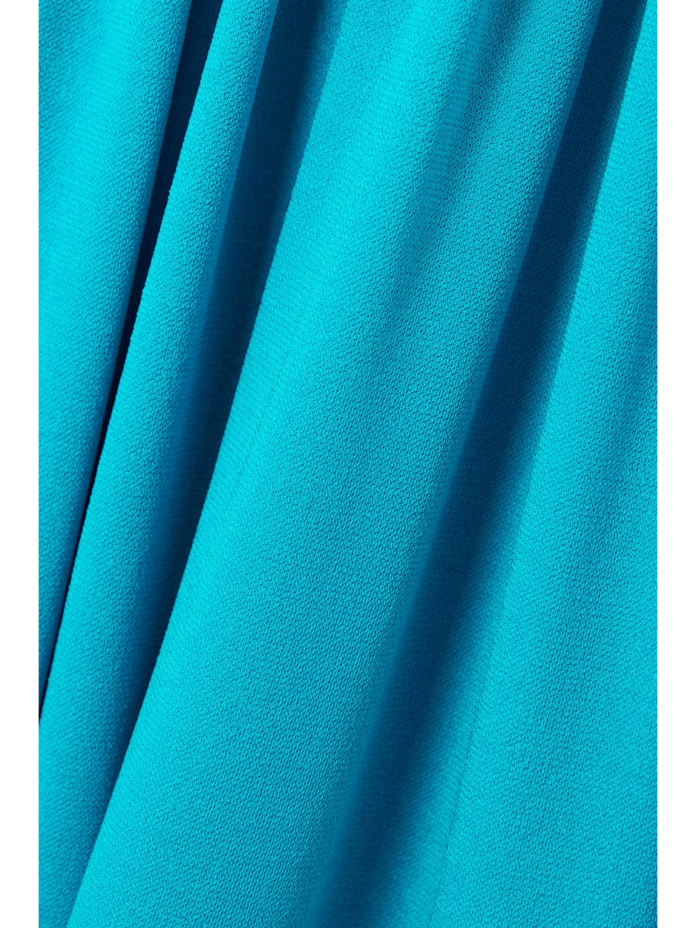 Close-up detail of the Michael Kors Collection One-shoulder Cutout Gathered Jersey Gown