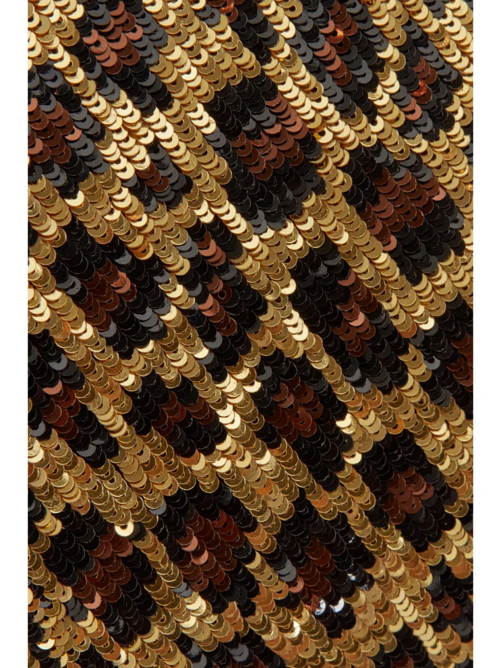 Close-up detail of the Michael Kors Collection Sequined Georgette Flared Pants
