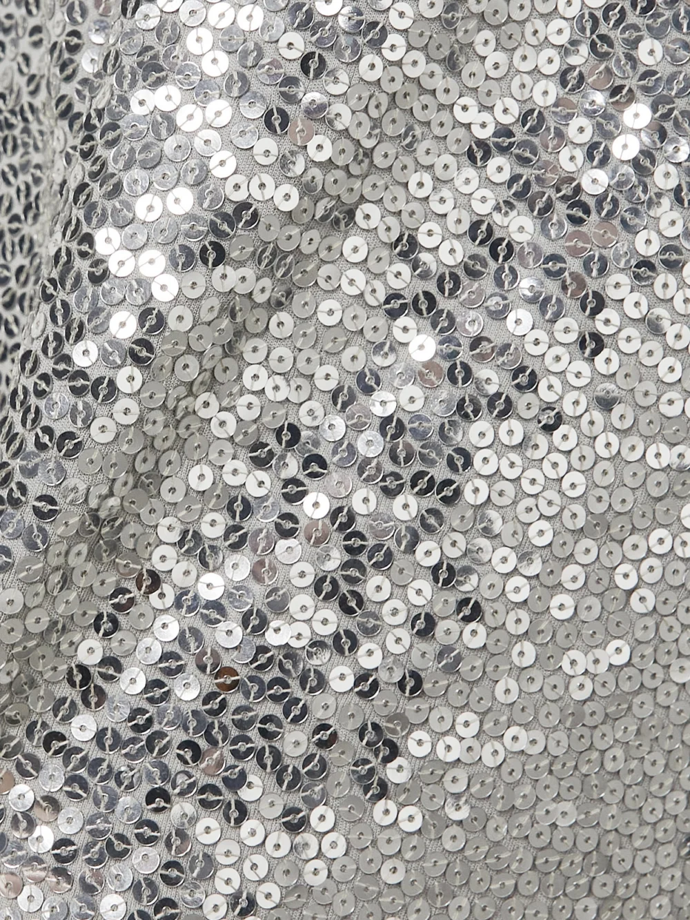 Close-up detail of the Michael Kors Collection Sequined Jersey Gown