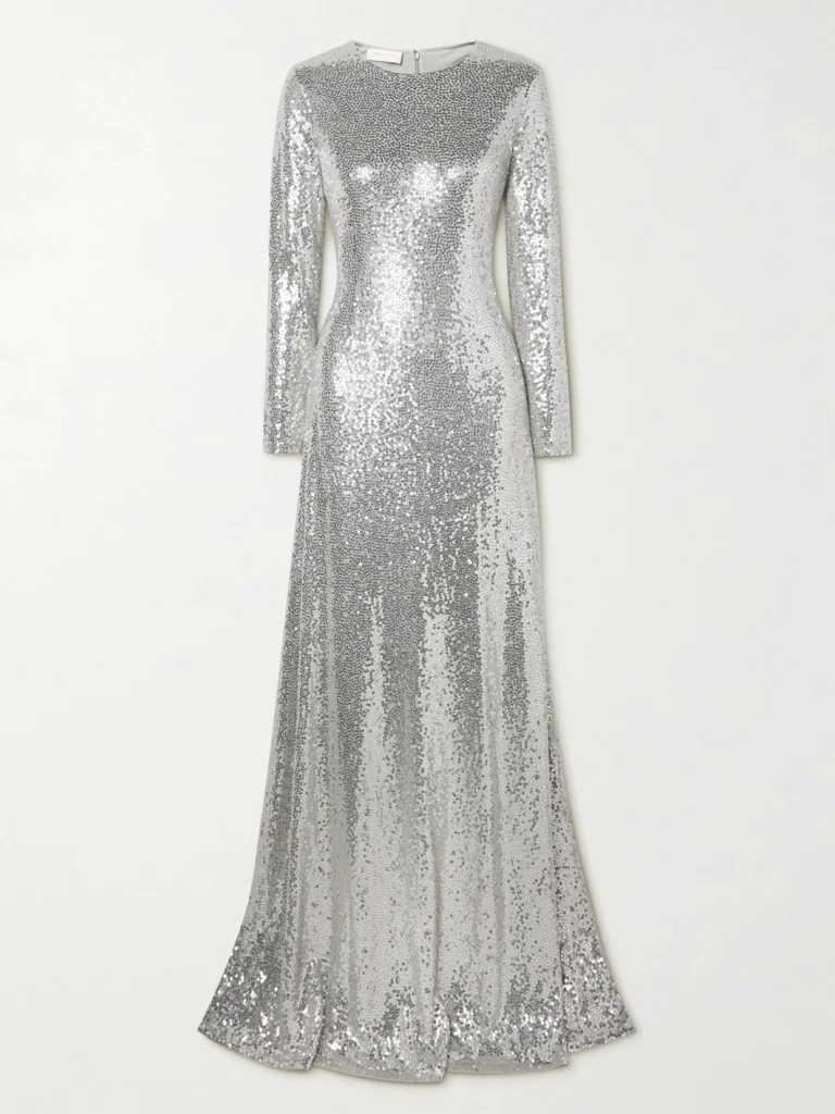 Michael Kors Collection Sequined Jersey Gown