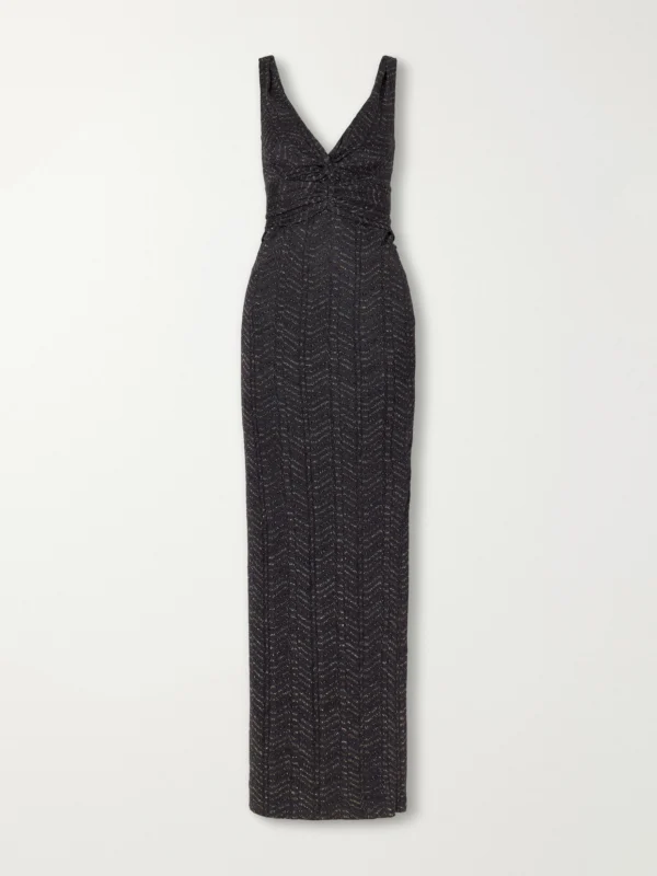 Missoni Striped Crochet Crochet-knit Maxi Dress