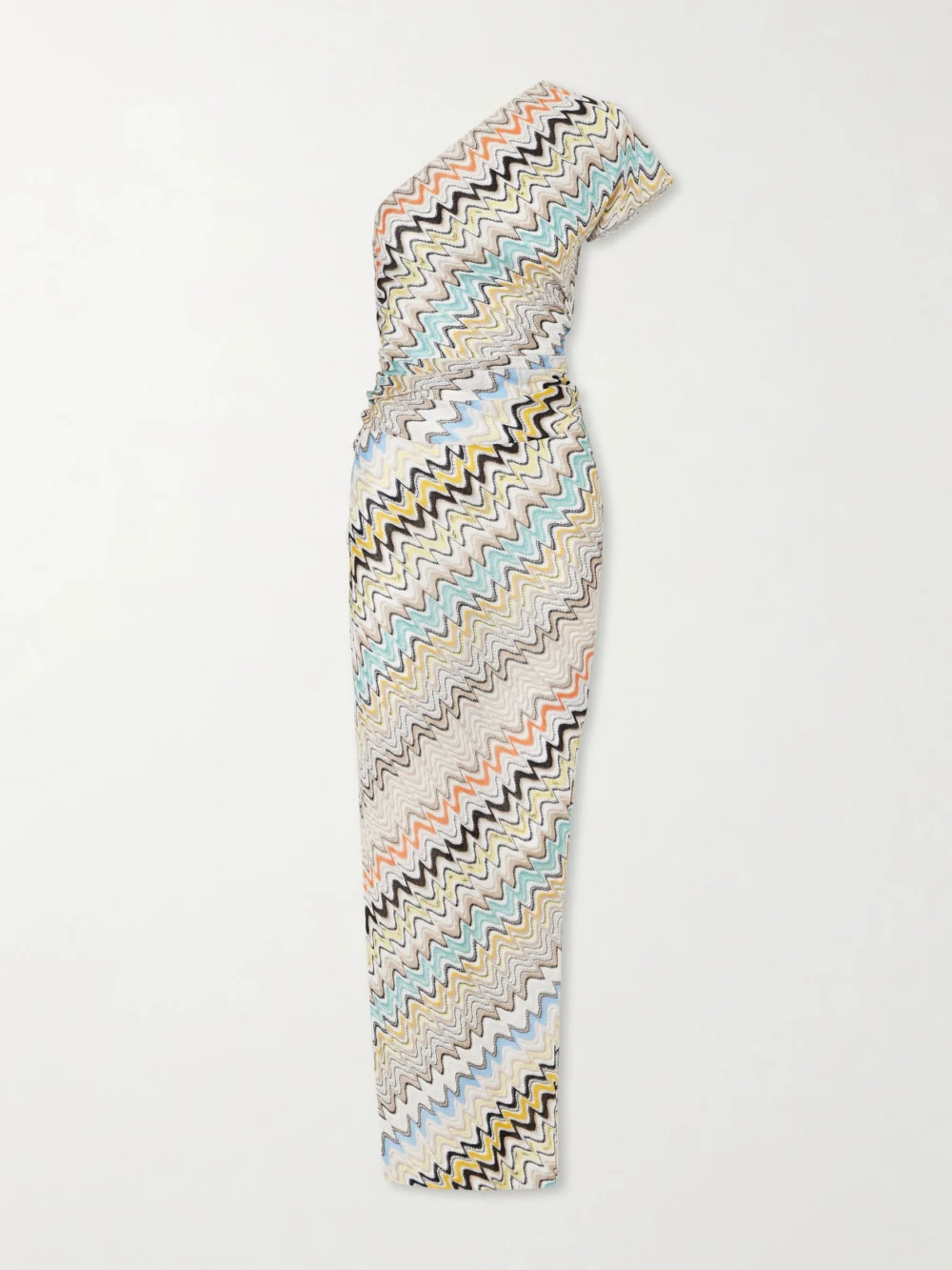 Missoni Striped Crochet-knit Maxi Dress in beige