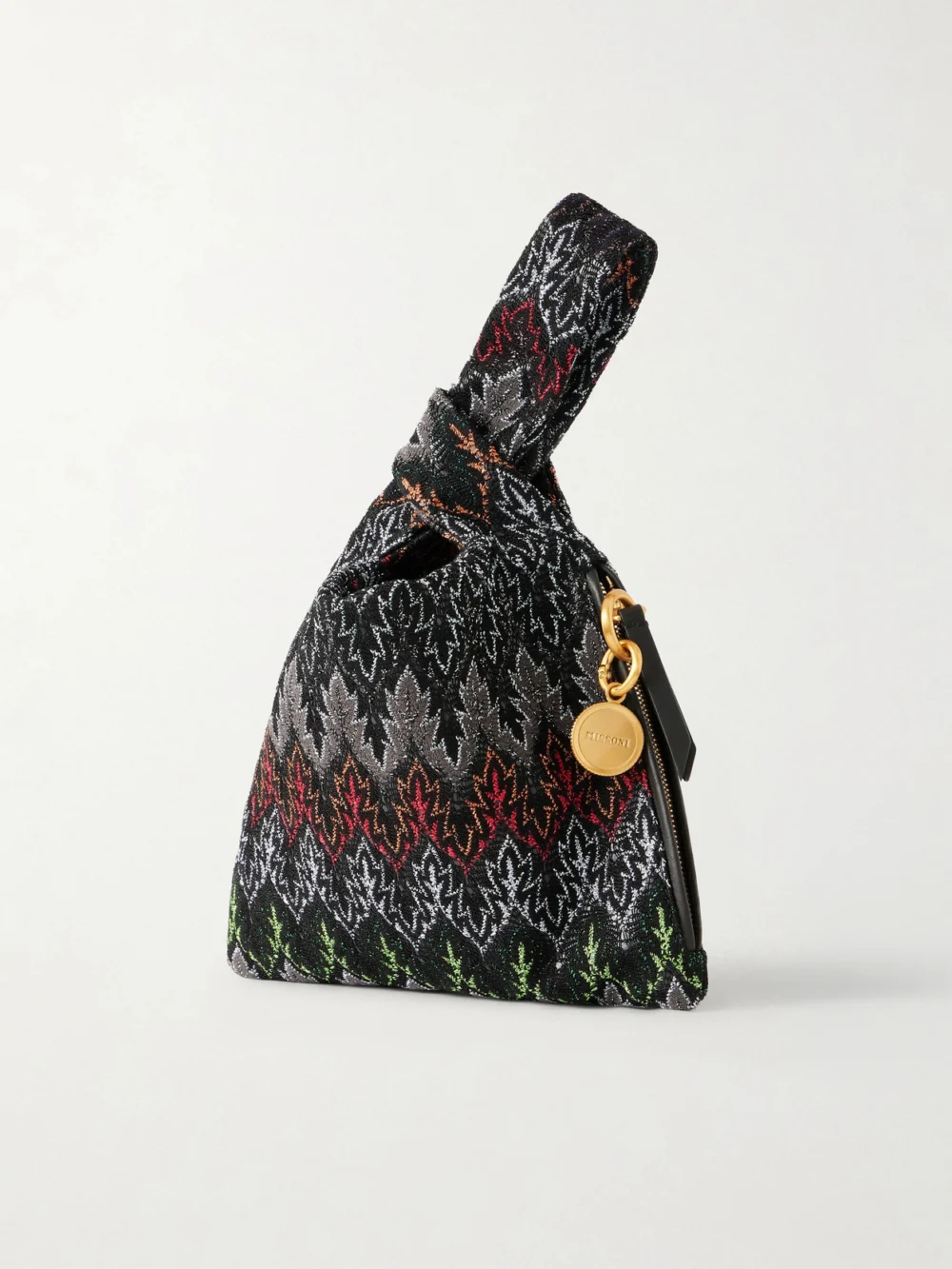 Back view of the Missoni Striped Lurex Shoulder Bag