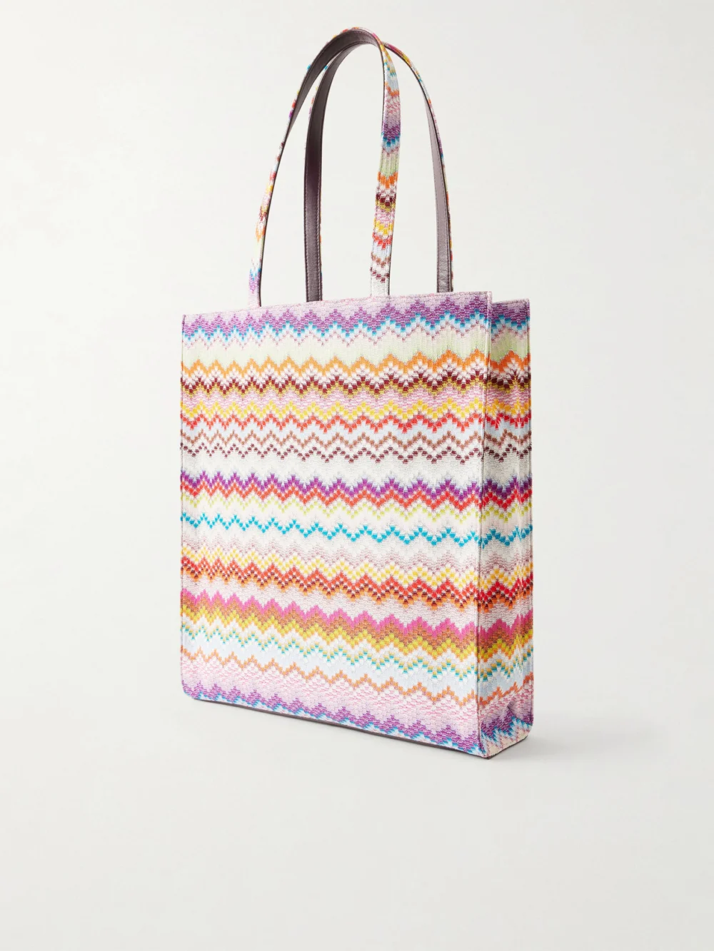 Back view of the Missoni Striped Lurex Tote