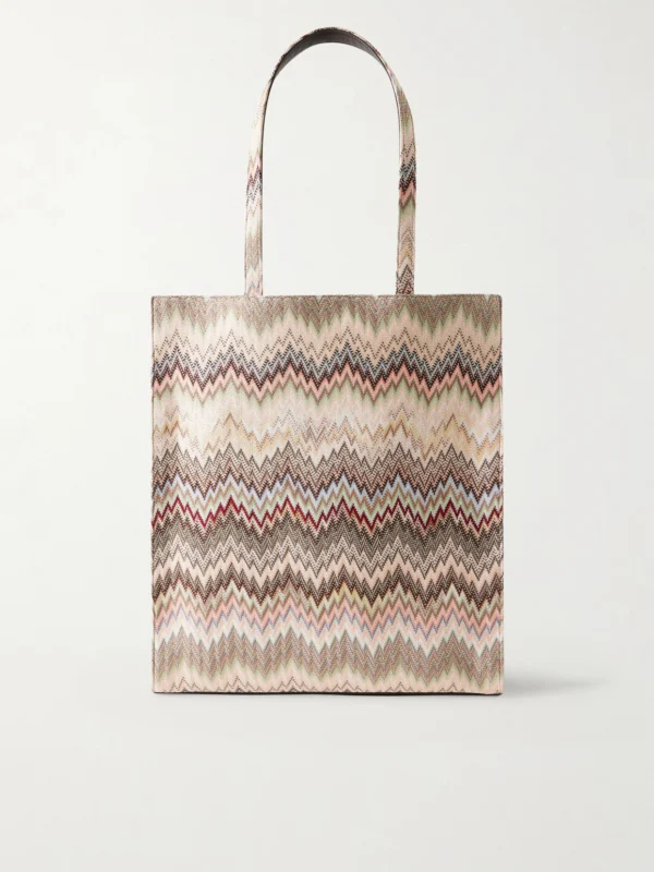 Missoni Striped Woven Lurex Tote