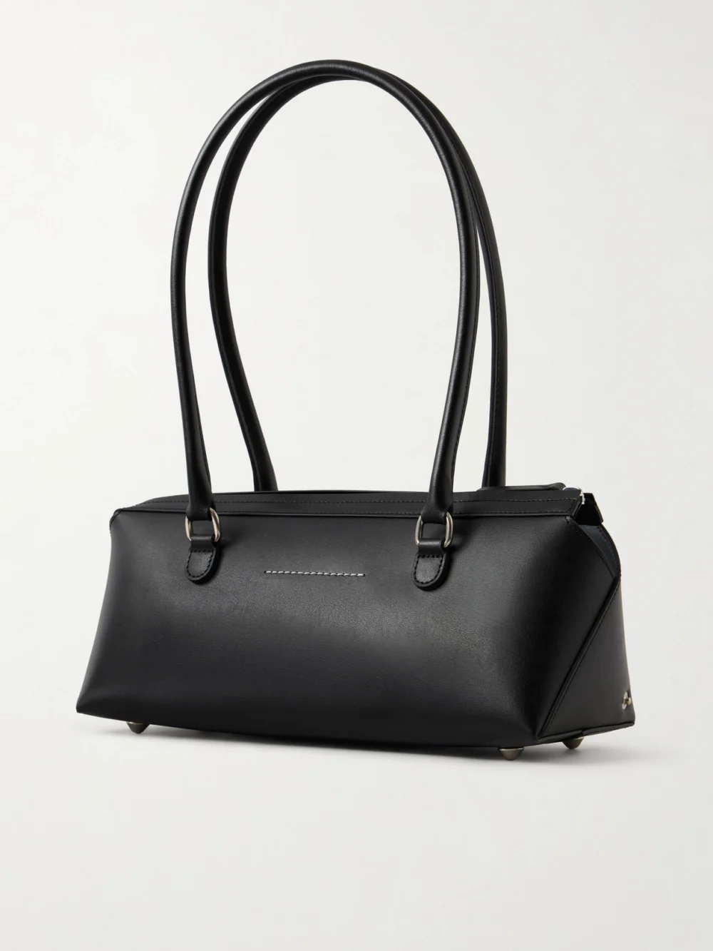 Back view of the MM6 Maison Margiela Bauletto J Medium Leather Shoulder Bag