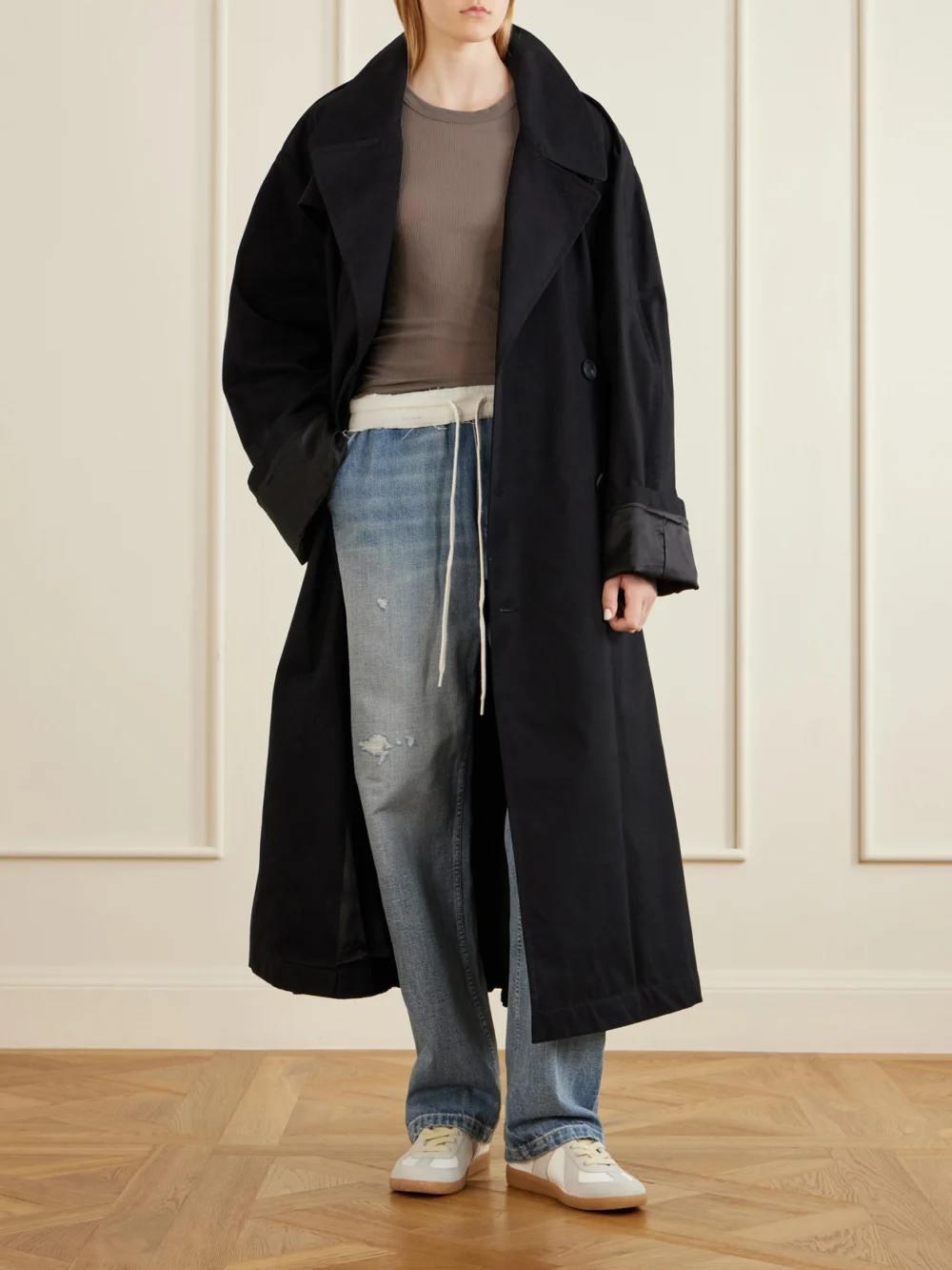 MM6 Maison Margiela Cotton-gabardine Trench Coat