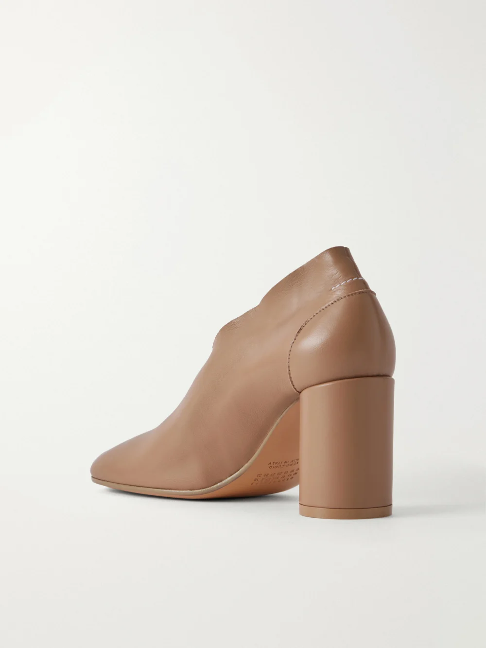 Back view of the MM6 Maison Margiela Court 85 Leather Pumps