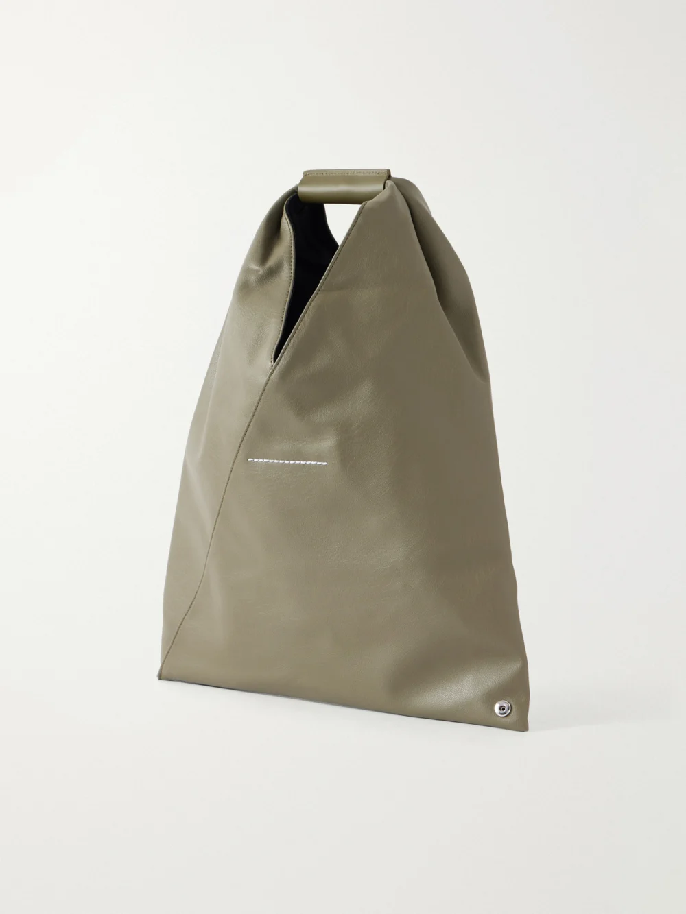 Back view of the MM6 Maison Margiela Japanese Leather-trimmed Vegan Material Tote