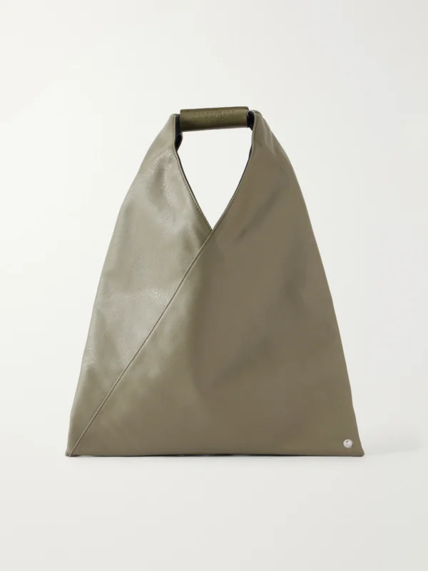 MM6 Maison Margiela Japanese Leather-trimmed Vegan Material Tote