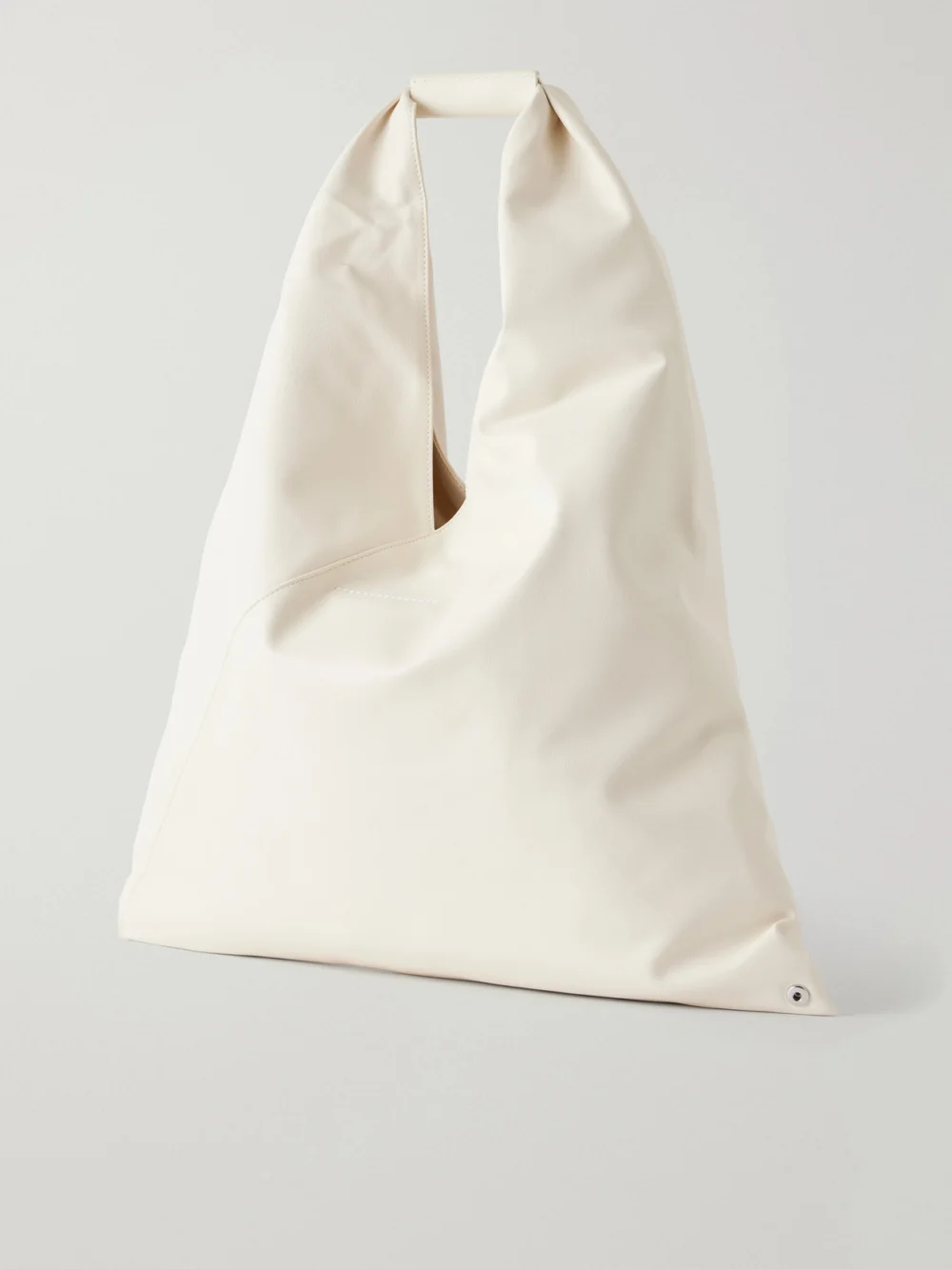 Back view of the MM6 Maison Margiela Japanese Leather-trimmed Vegan Material Tote