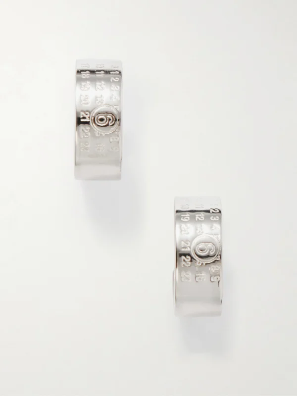 MM6 Maison Margiela Silver-tone Earrings