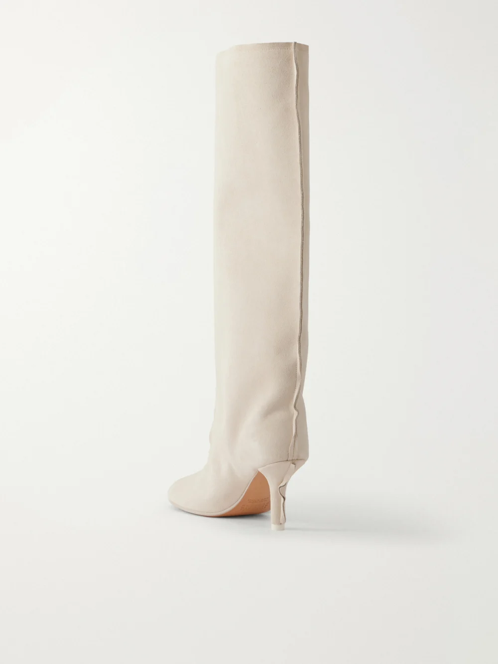 Back view of the MM6 Maison Margiela Suede Knee Boots