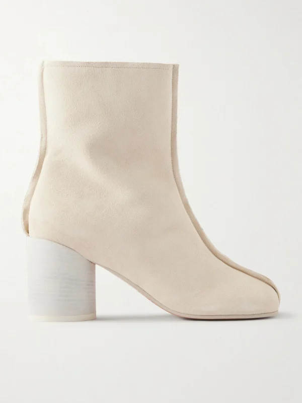 MM6 Maison Margiela Suede Split-toe Ankle Boots