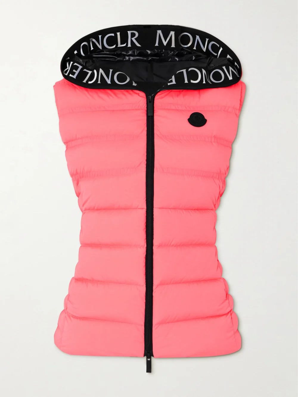 Moncler Aliterse Quilted Shell Down Vest in pink