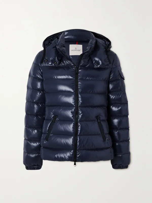 Moncler Bady Quilted Shell Down Hooded Jacket