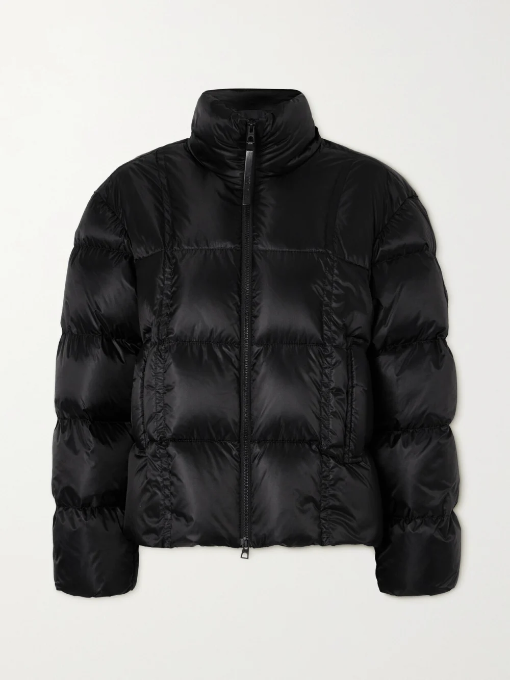Moncler Byrone Appliquéd Quilted Shell Down Jacket in black