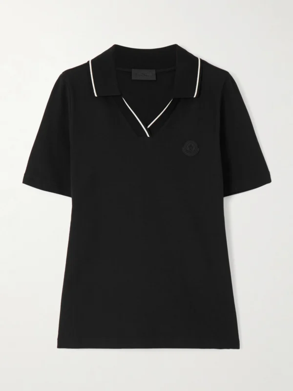 Moncler Cotton-piquè Polo Shirt