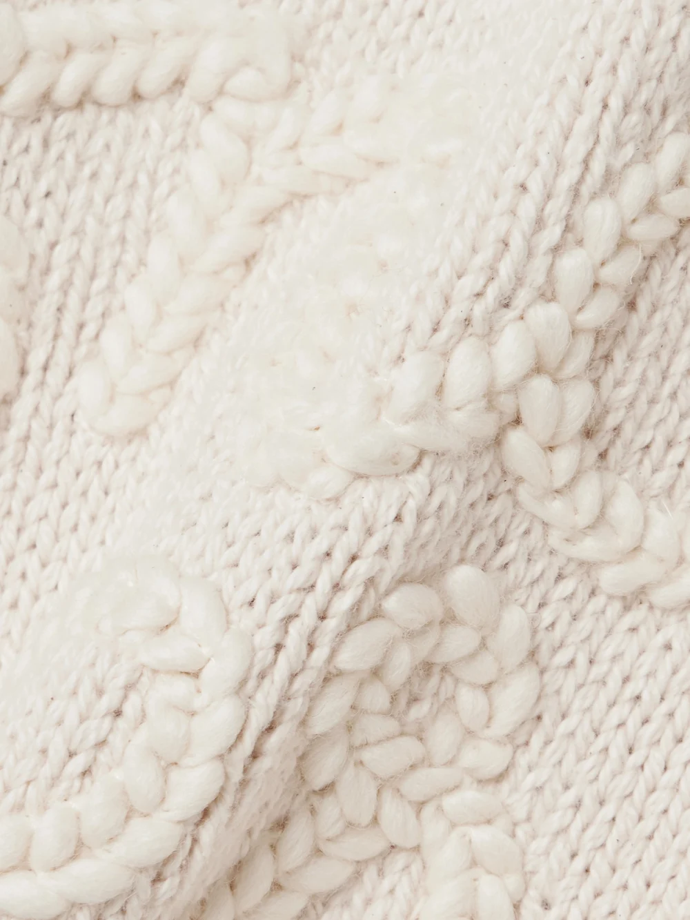 Close-up detail of the Moncler Embroidered Cotton Sweater