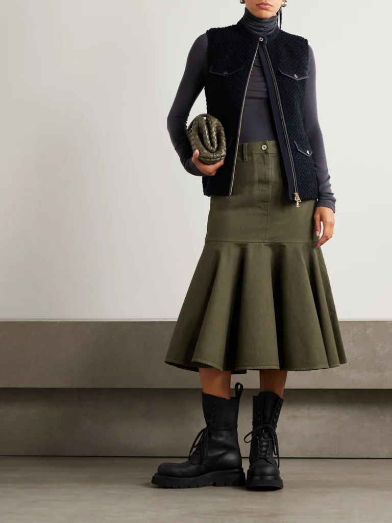 Moncler Fallavier Appliquéd Quilted Shell and Wool-bouclé Down Vest