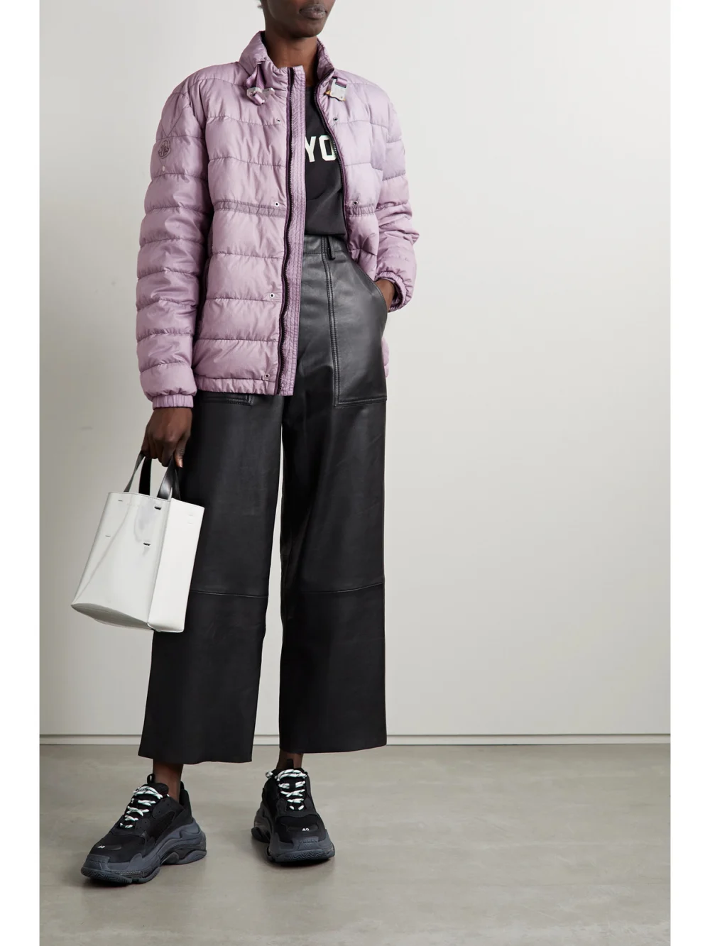 Moncler Genius + 1017 Alyx 9sm Mahondin Quilted Shell Down Jacket, worn by a model