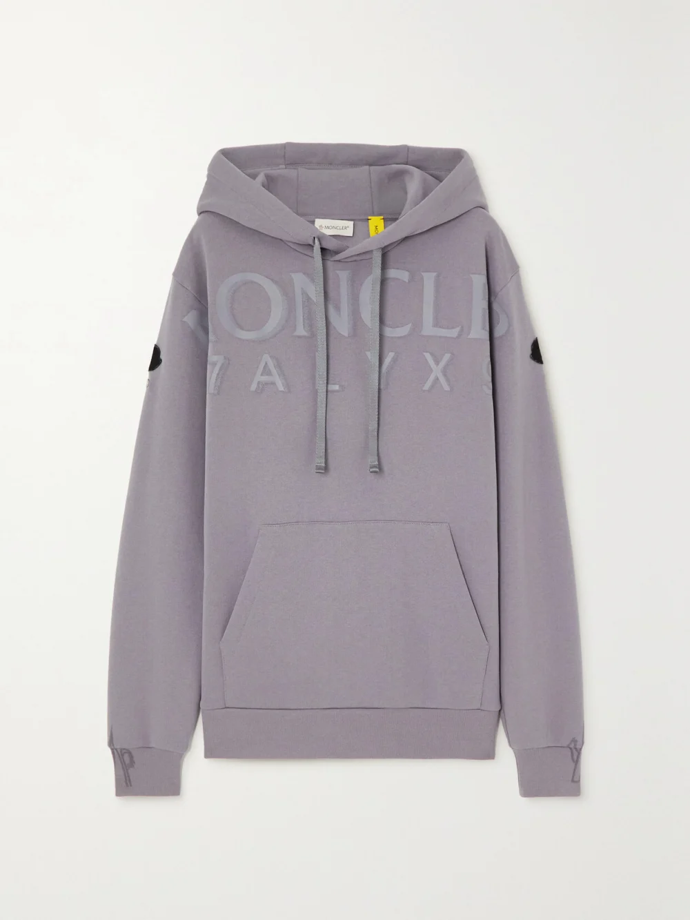 Moncler Genius + 1017 Alyx 9sm Printed Cotton-blend Jersey Hoodie in lavender