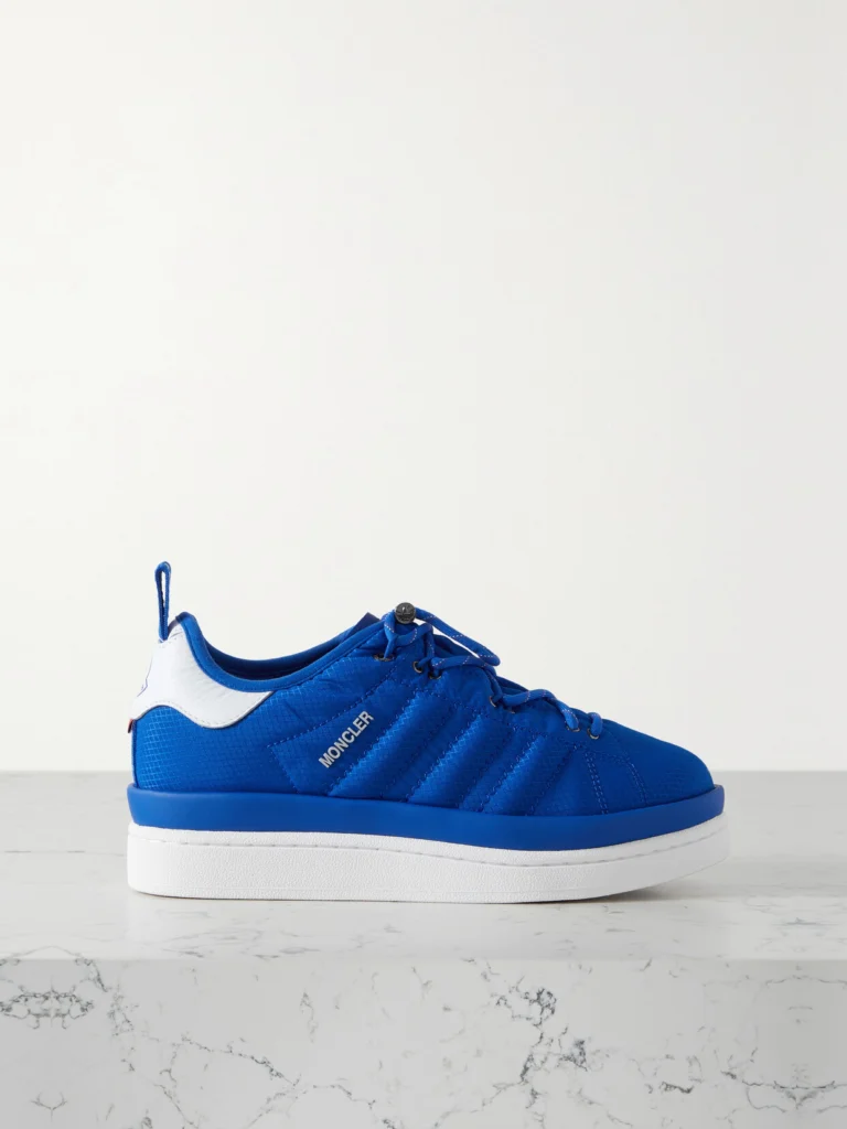 Moncler Genius + Adidas Originals Campus Leather-trimmed Ripstop Sneakers