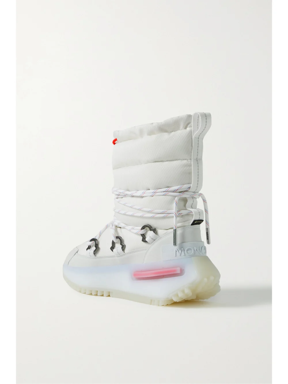 Back view of the Moncler Genius + Adidas Originals Rubber-trimmed Gore-tex Snow Boots