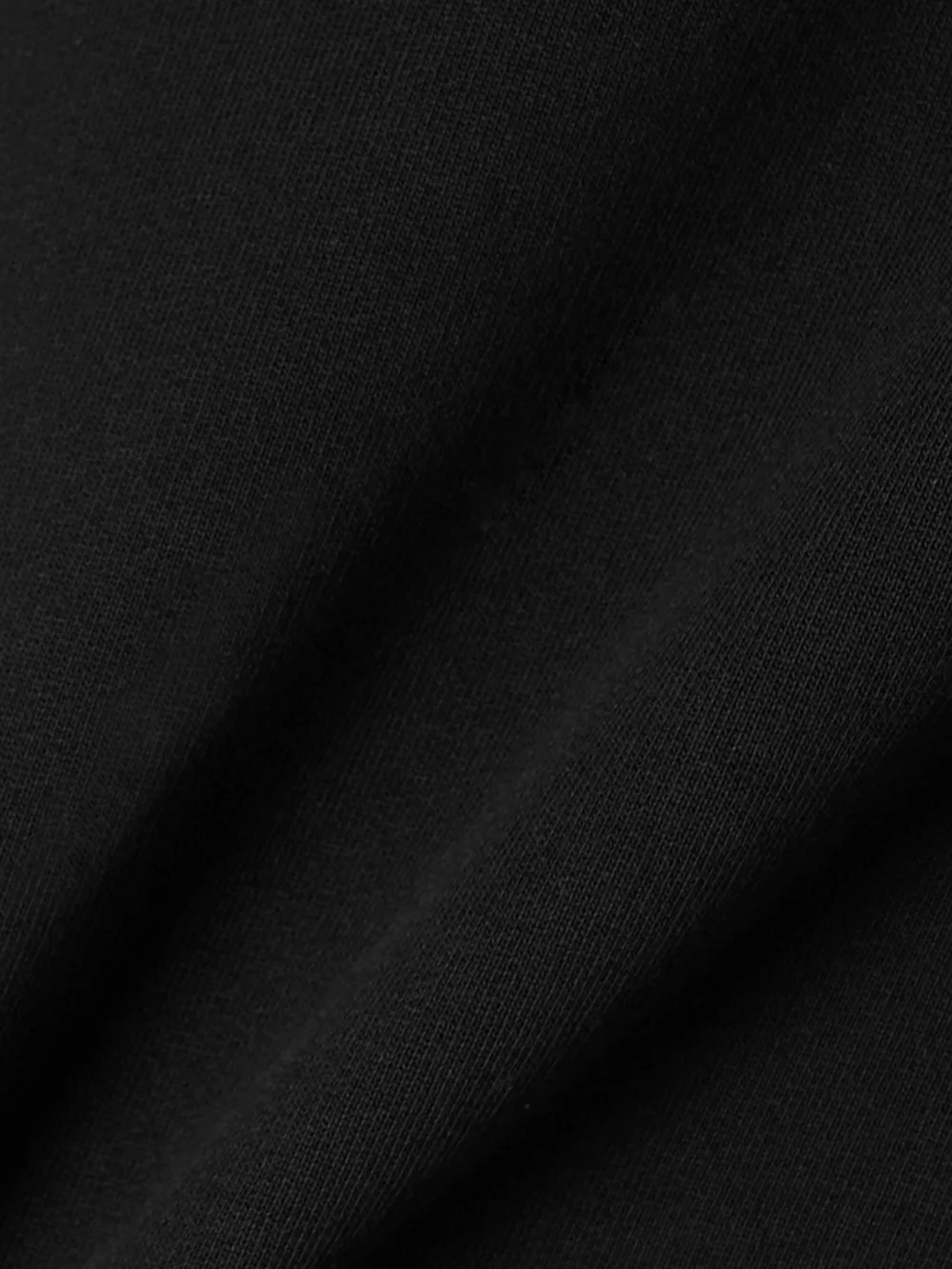 Close-up detail of the Moncler Glossed-shell Trimmed Cotton-jersey Hoodie