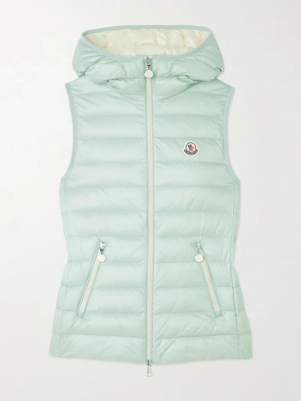 Moncler Glygosse Hooded Quilted Shell Down Vest
