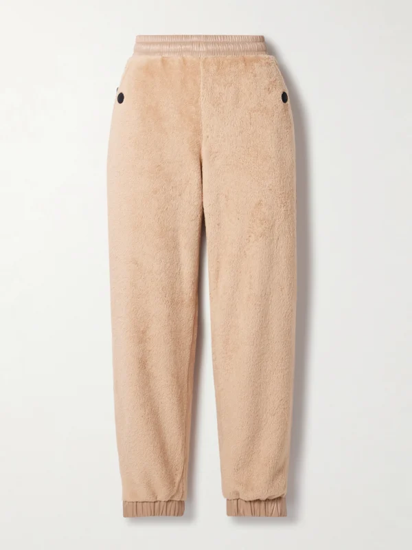 Moncler Grenoble Nylon Laqué-trimmed Polartec® Fleece Tapered Track Pants