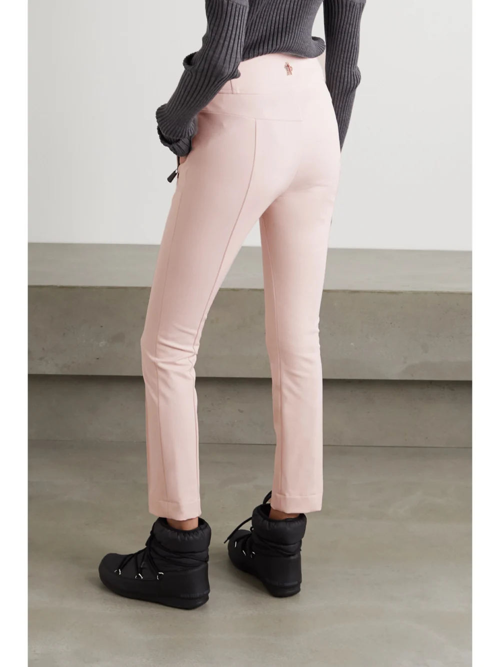 Back view of the Moncler Grenoble Sportivo Stretch-twill Slim-leg Ski Pants