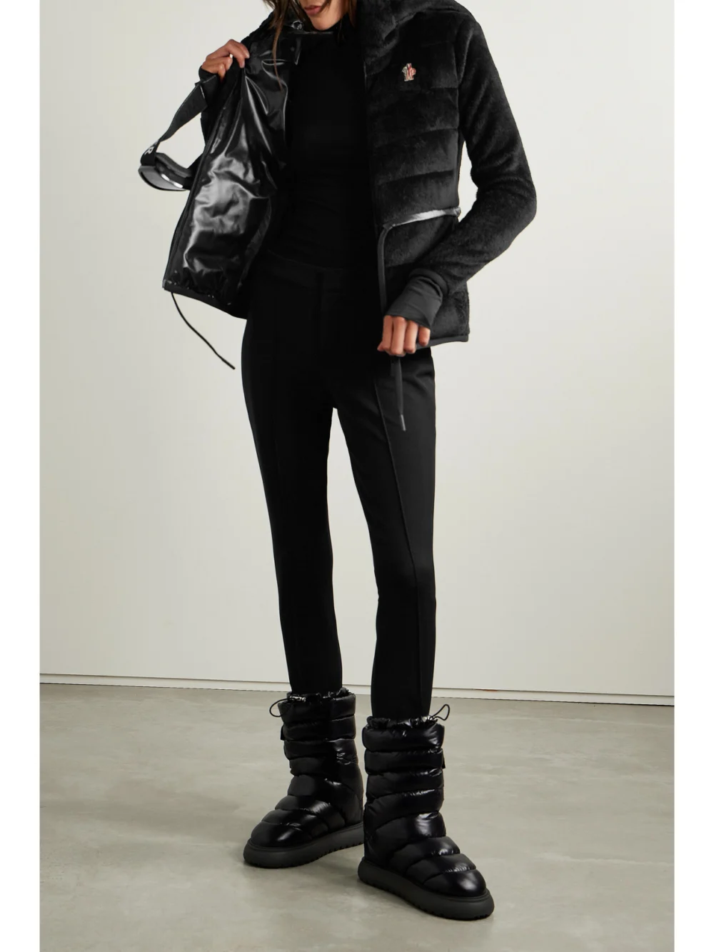 Moncler Grenoble Twill Slim-leg Stirrup Ski Pants, worn by a model