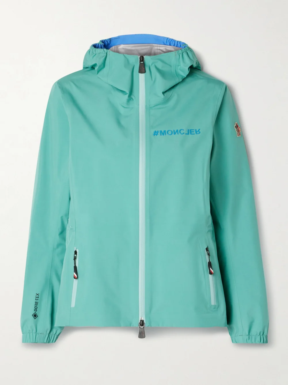 Moncler Grenoble Valles Hooded Gore-tex Paclite® Jacket in blue