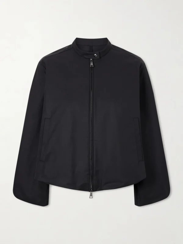 Moncler Gruissan Appliquéd Cotton-blend Bomber Jacket