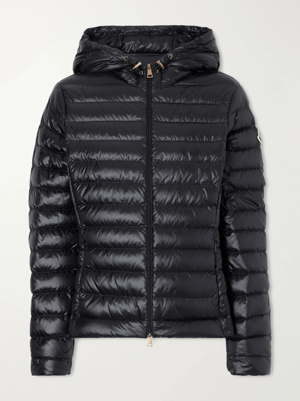 Moncler Igelhood Hooded Quilted Shell Down Jacket in black