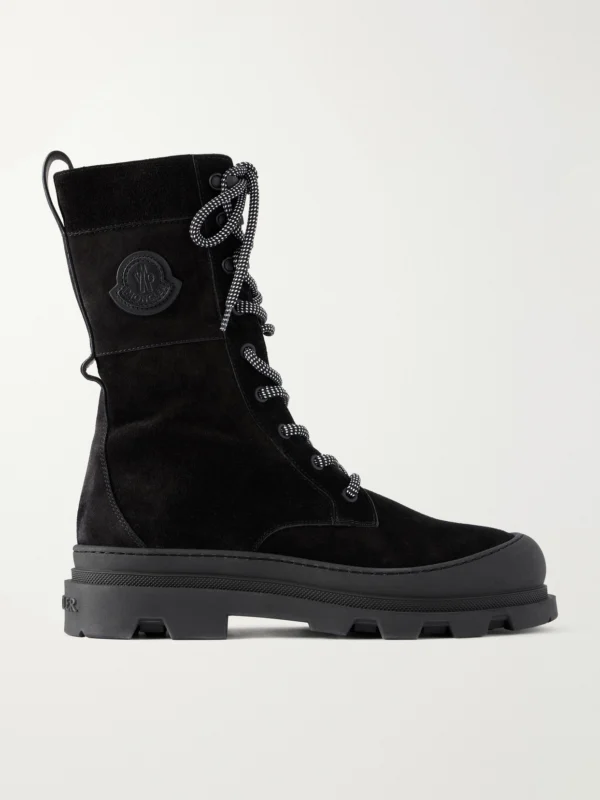 Moncler Vera High Suede Ankle Boots
