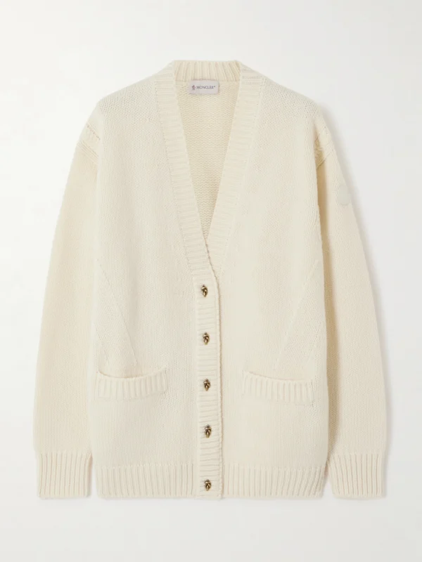 Moncler Wool and Cashmere-blend Cardigan