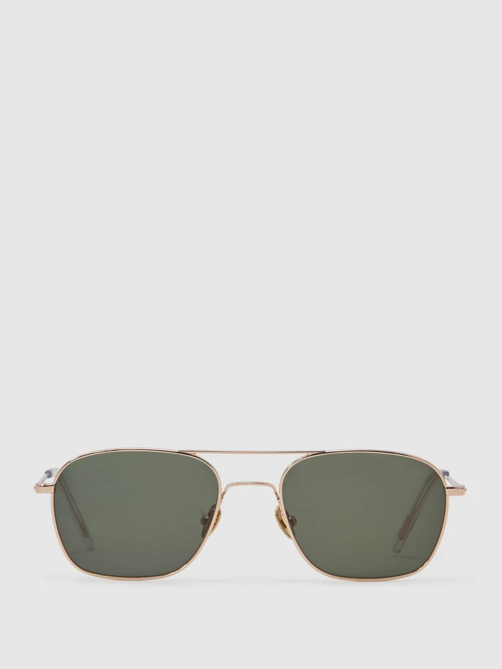 Monokel Eyewear Monokel Eyewear Aviator Style Sunes, Silver