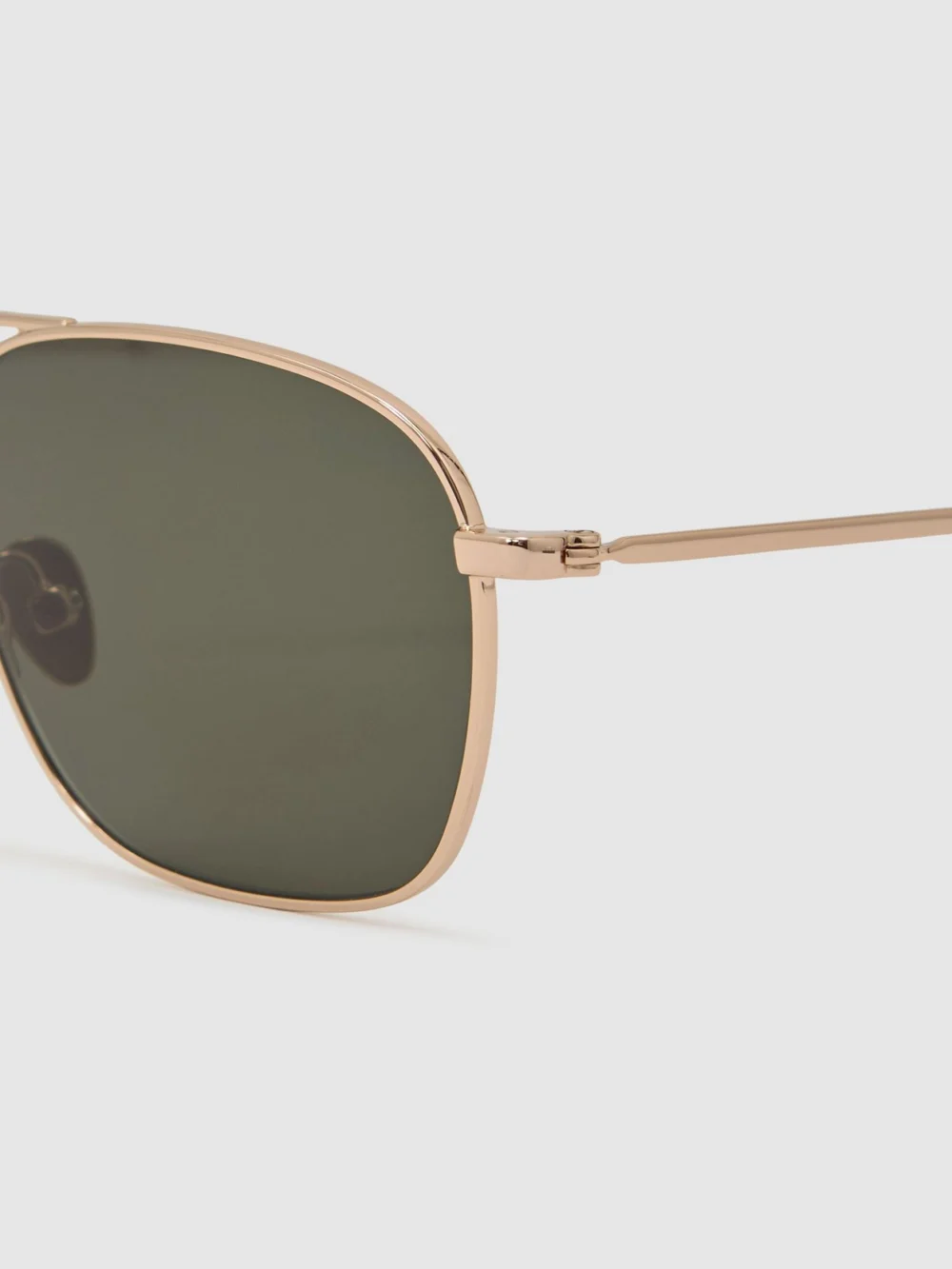 Monokel Eyewear Monokel Eyewear Aviator Style Sunes, Silver, view 3