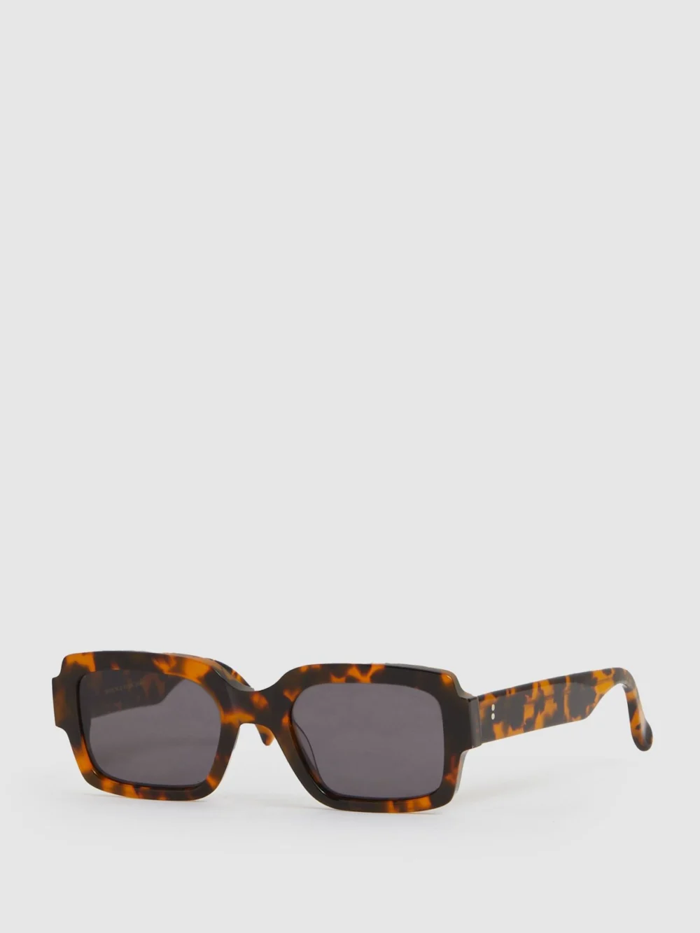 Monokel Eyewear Monokel Eyewear Rectangle, Havana Brown, view 2